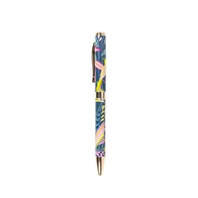 Image of Portico Designs Ltd Sara Miller Savannah Ballpoint Pen Black Ink with Gold appointments