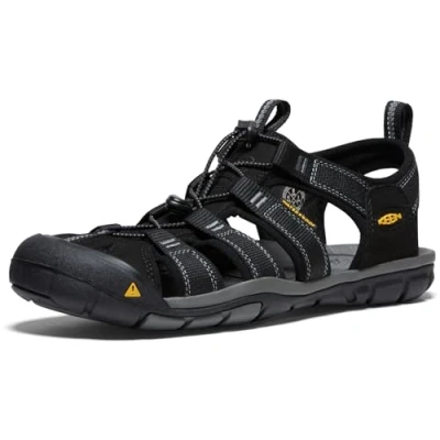 Image of KEEN Men&#039;s Clearwater CNX Sandal, Black (Black /Gargoyle), 14 UK