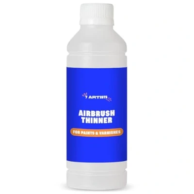 Image of 7 Artists Airbrush Thinner 250 ml for Acrylics Paint Medium Acrylic Air Brush Thinners