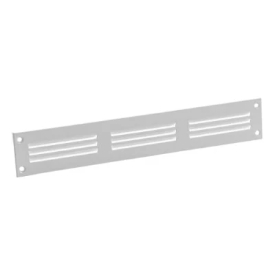 Image of Ventilation Grille, Exhaust Air Grille with Insect Protection, Air, Supply Metal (300 x 50 mm, White)