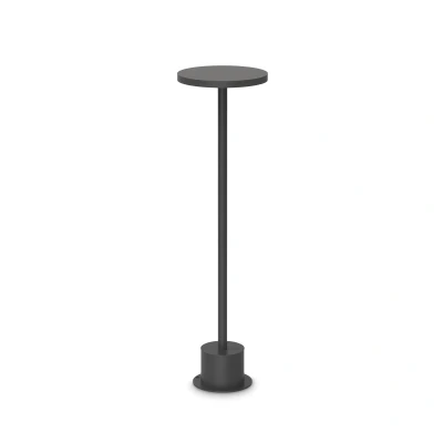 Image of Toffee Wide 50cm LED Outdoor Portable Lamp Black 3000K IP65