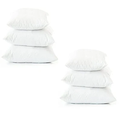 Image of Iyan Linens Ltd Luxury 18&quot; x 6 Packs Cushion Pads with Bounce Back Polyester Hollow Fibre
