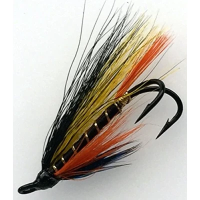 Image of BestCity Fly Fishing Salmon flies MONROE KILLER Doubles sizes 4 10 PACK of 8 #163