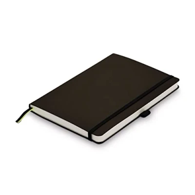 Image of Lamy Paper Softcover A5 Notebook 810 Format DIN (145 x 210 mm) in Umbra with Lining, 192 Pages and Elastic Closure Band