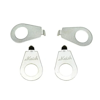 Image of Dopro Set of 4 Chrome LP Guitar Knobs Pointer Plate Knob Indicator for Epiphone Les Paul