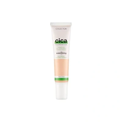 Image of Collection Cosmetics Hydrating Medium Coverage Cica Foundation Infused with Anti Redness, Vegan Foundation, 30ml, Ivory