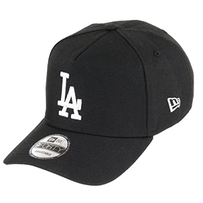 Image of New Era Los Angeles Dodgers MLB Black White 9Forty A Frame Adjustable Cap One Size