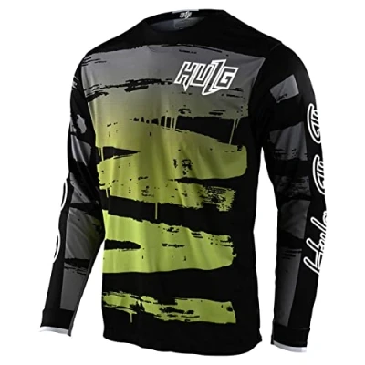 Image of Men&#039;s Cycling Jersey MTB Tops,MX Lightweight Materials,Breathable Material,Mountain Bike Long Sleeve Breathable Comfortable Soft Moisture Wicking (Color 19,XS)
