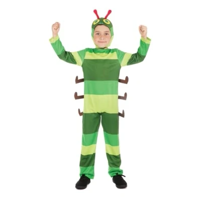 Image of Bristol Novelty CF208 (S) Caterpillar Costume, Boys, Age 4 6 years old, Small