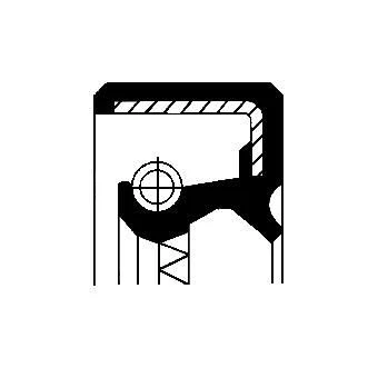 Image of 82037037, BASLDRWSimmerring Gaskets CORTECO 19037037B