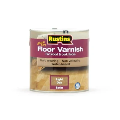 Image of Rustins Floor Varnish Light Oak 2.5L Satin