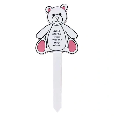 Image of Angraves Special Sister Memorial Baby Child Remembrance Verse Grave Ground Stake Plaque