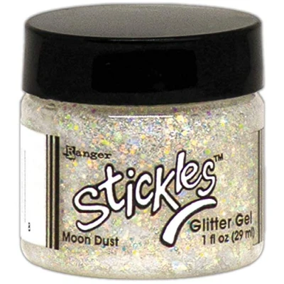 Image of Ranger INDUSTRIES Stickles Glitter Gels Moon Dust, 1 oz jar