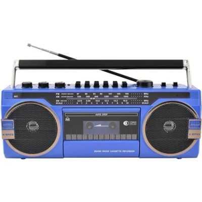 Image of YUNYHAO Portable Speaker CD Tape Player/Cassette Recorder Radio/Classic 80s Style Retro Bluetooth Cassette And AM/FM Radio Speaker/Cassette For Family Party Travel