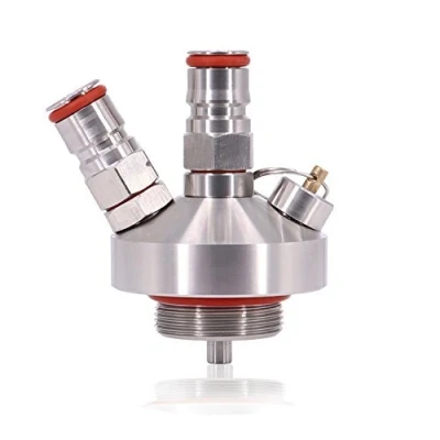 Image of Keg Beer Dispenser,JOKBEN 304 Stainless Steel Mini Growler Spear Tap Dispenser for Craft