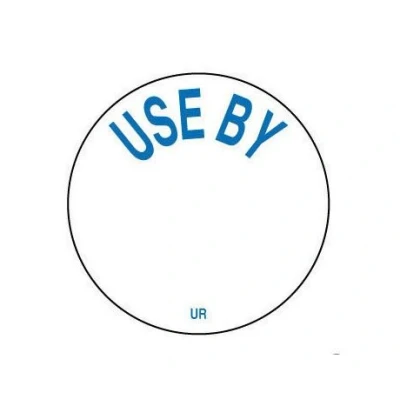 Image of Trophy 25mm Use By Food Labels Roll of 1000