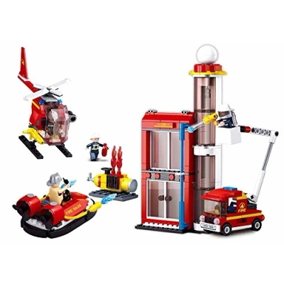 Image of Sluban M38 B0628 Fire Substation, Multi Colors