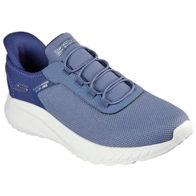 Image of Skechers Men&#039;s Squad Chaos Tough Walk Hands Free Slip ins Sneaker, Slate, 9 UK