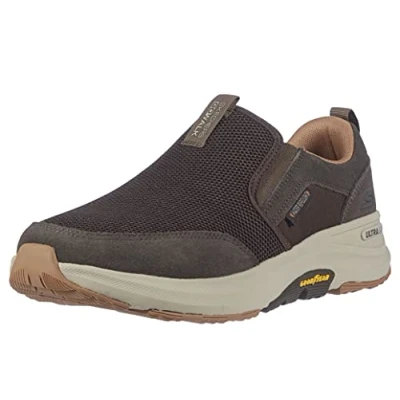Image of Skechers Men&#039;s Go Walk Outdoor Andes Schuh, Brown, 10 UK