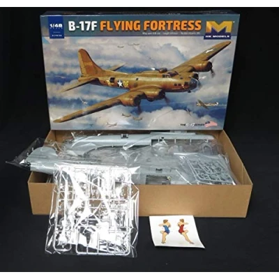 Image of Hong kong Models 01F002 1:48 B 17G Flying Fortress Early Prod. Model Kit