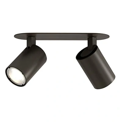 Image of Ascoli Twin Recessed 2 Light Spotlight Bronze, GU10