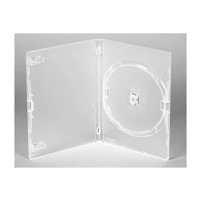 Image of Amaray DVD CD Cases 14 mm Single Pack of 10 Clear