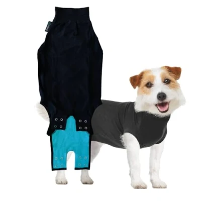 Image of Suitical Recovery Suit Dog, Extra Small, Black