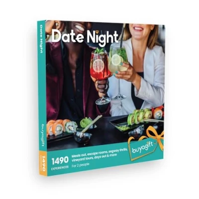 Image of Buyagift date night Gift Experience Box 1490 unique and romantic experiences for two across the UK