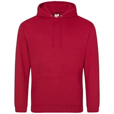 Image of AWDis Men&#039;s College Hoodie, Red (Fire Red), Medium