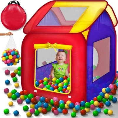 Image of KIDUKU® Childs Play Tent Pop Up Ball Pool + 200 Balls Carrying bag for indoor and outdoor use