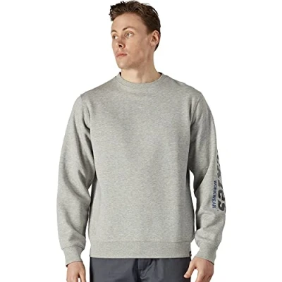Image of Dickies, Men&#039;s, OKEMO GRAPHIC SWEATSHIRT (BCI), GREY MELANGE, XL