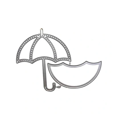 Image of antianzhizhuang Umbrella Metal Cutting Dies Stencil Scrapbooking Album Stamp Paper