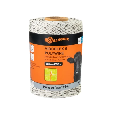 Image of Vidoflex 6 PowerLine 400 m White Electric Fencing