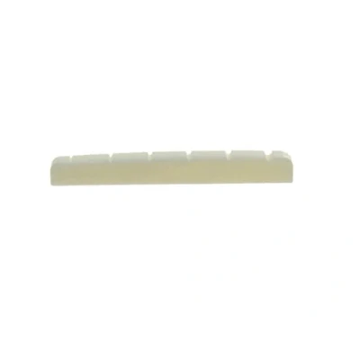 Image of KAISH 43x3.5mm Flat Bottom Pure Cattle Bone Electric Guitar Nut for Strat Tele Guitars