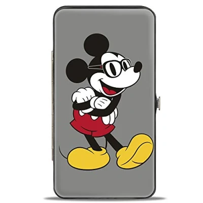 Image of Buckle Down Women&#039;s Wallet, Mickey Mouse, 7&quot; x 4&quot;
