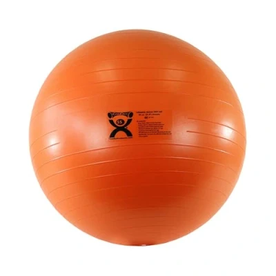 Image of CanDo Exercise ball CanDo® Deluxe Anti Burst Gym ball, diameter 55cm, orange