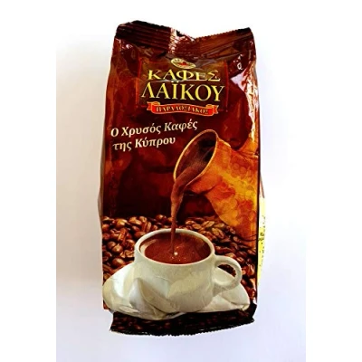 Image of Laikou 100% Arabica Traditional Cyprus Greece Ground Coffee 1 x 200g