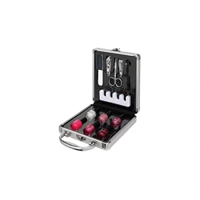Image of Technic Nail Care Manicure Beauty Case Varnish Set, Assorted