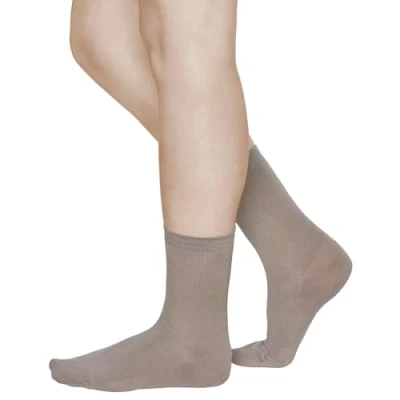Image of vitsocks Women&#039;s MERINO Wool Everyday Fine Warm Socks (3 PAIRS) Soft Breathable Comfortable, 3 pack: solid beige, 6 8