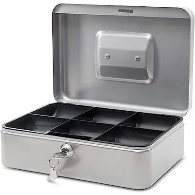 Image of Maul 25 x 19.1 9 cm Cash Box 3 Silver