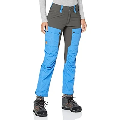 Image of Fjällräven F89852S 550 018 Keb Trousers Curved, Women, Short, Black/Stone Grey, 40
