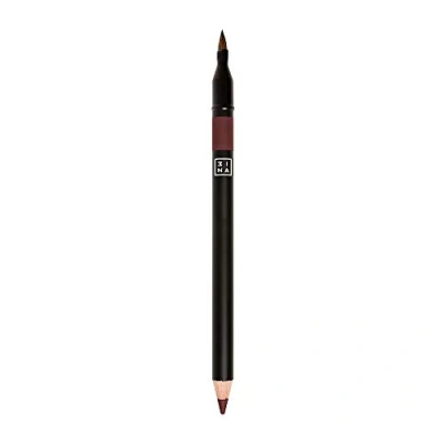 Image of 3INA MAKEUP Vegan The Lip Pencil 514 Nude plum Longwearing Formula Highly Pigmented Intense Colors Built In Brush Colorful Shades Cruelty Free