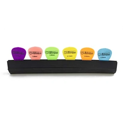 Image of Guitar Microphone Stand Mic Plectrum Pick Holder 6 Free Picks
