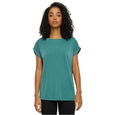Image of Urban Classics Extended Shoulder Basic Tshirt, Women&#039;s, Size: 3XL, Paleleaf