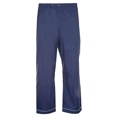 Image of Champion Mens Pyjama Trouser Bottoms PolyCotton (Pack of 2) Navy M