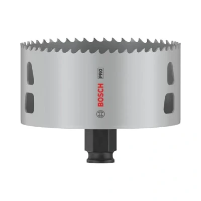 Image of Bosch 1x PRO Multi Material Power Change Plus Hole Saw (for Softwood, Drywall, Ø 98 mm, Professional Accessory Rotary Drill/Drivers)