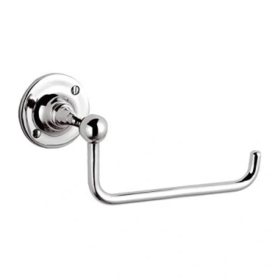 Image of Milano Elizabeth Traditional Bathroom Wall Mounted Toilet Roll Paper Holder Chrome