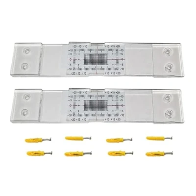 Image of Standard Concrete Crack Gauge (2 Pack 4 Pack) Accurate Monitoring Record Tool Measuring Ruler Card