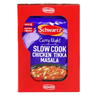 Image of Schwartz Slow Cook Chicken Tikka Masala Recipe Mix 35g Assorted Packs