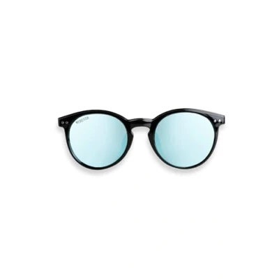 Image of Weird Fish Williams Round Sunglasses Ocean Blue Size ONE